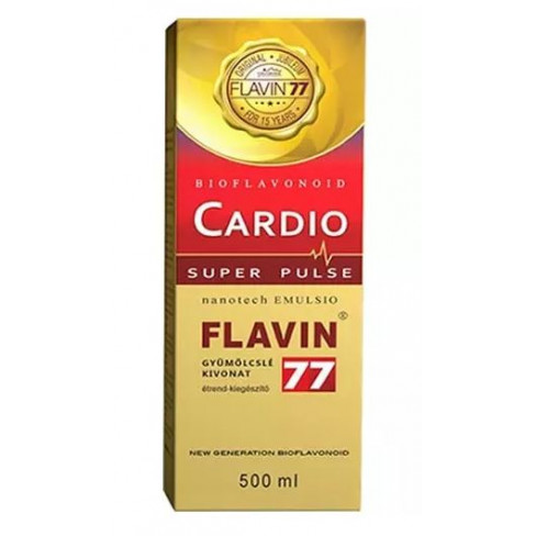 Vásároljon Flavin 77 cardio szirup 500ml terméket - 30.739 Ft-ért